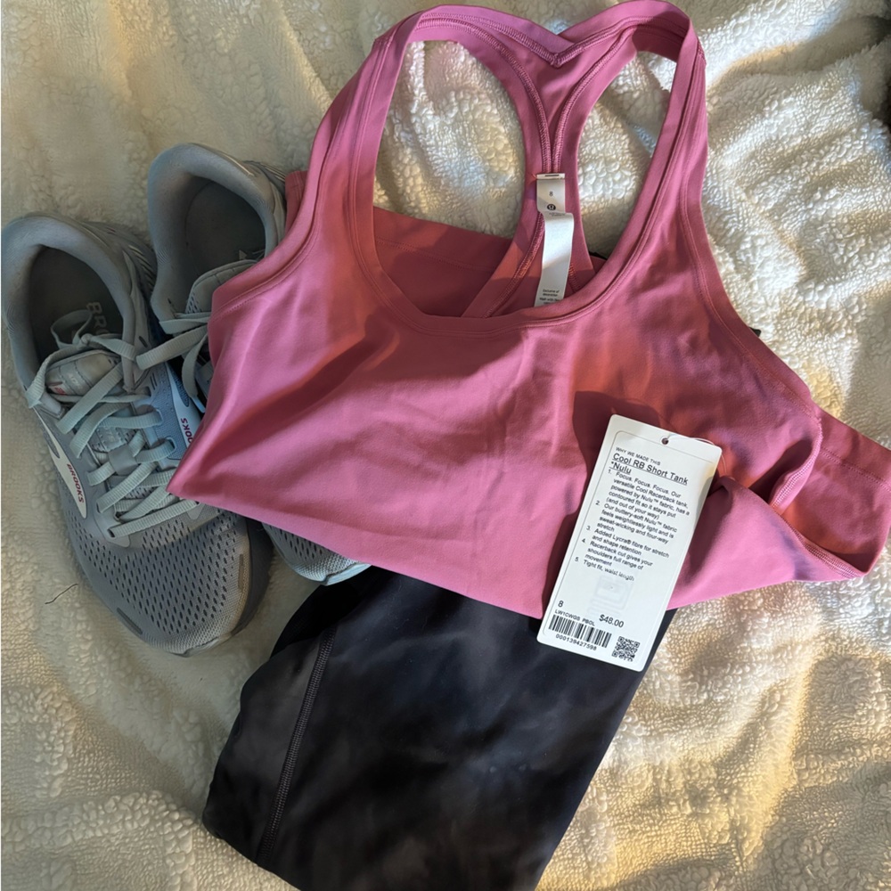 Lululemon Pink Nulu Tank
